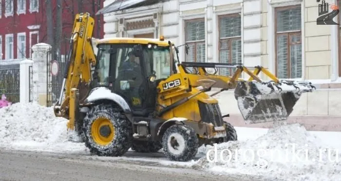 Очистка дорог от снега в Звенигороде