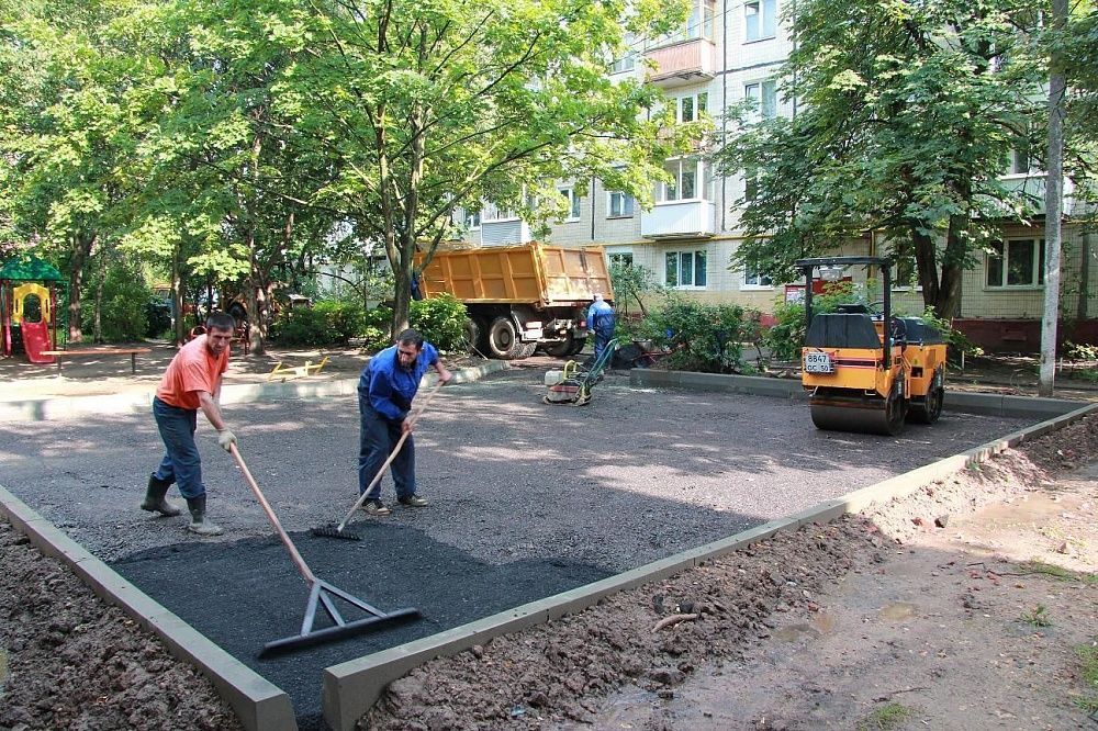 Асфальтирование в городе Озёры